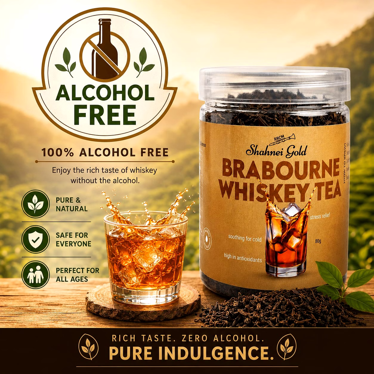 Brabourne whiskey Tea, 80g image 3