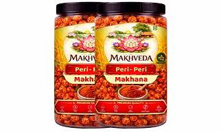 Makhveda Peri-Peri Spicy & Crunchy Makhana | Roasted Fox Nuts