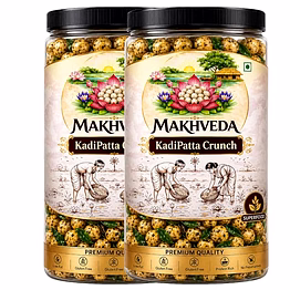 makhveda kadhi patta desi ghee makhana | curry leaf & ghee flavour | roasted foxnut