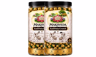 Makhveda Kadhi Patta Desi Ghee Makhana | Curry Leaf & Ghee Flavour | Roasted Foxnut