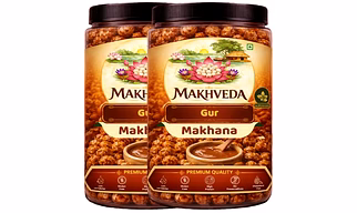 Makhveda Til Gur Makhana | Roasted Fox Nuts | Popped Lotus Seeds | Healthy Snack