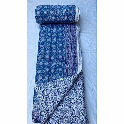cotton hand block print qulits and comforters
