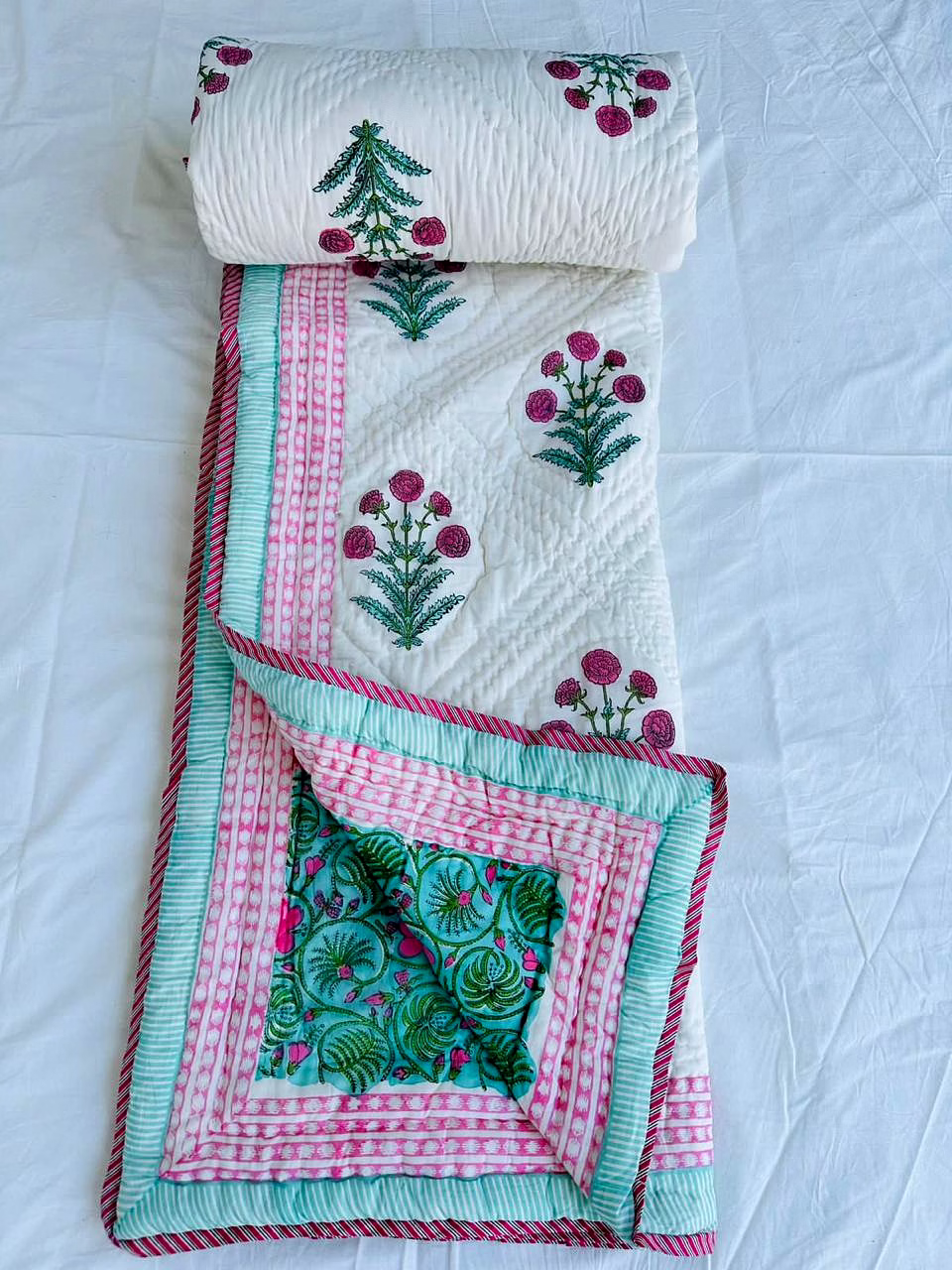 Cotton hand block print Qulits and comforters image 6