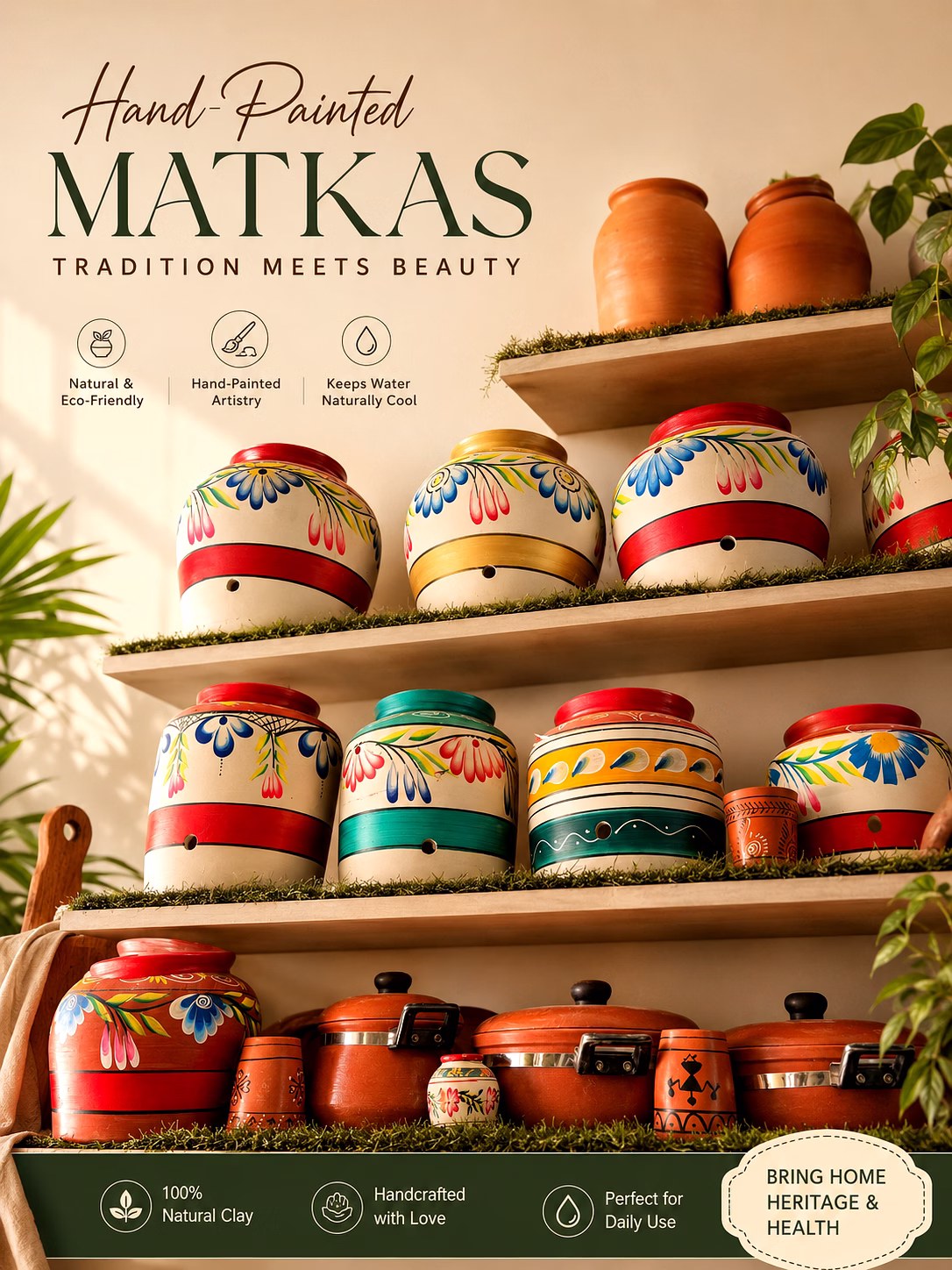 Terracotta products ( water pot, water bottle, cookware, glass, bowls) image 1