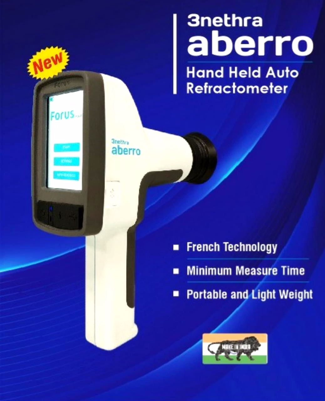 portable auto refractometer