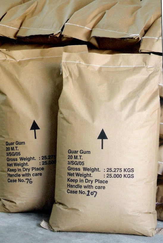 Low Viscosity (Depolymerized) Guar Gum Powder (E412) (Guarkernmehl) (瓜尔豆胶) Cluster Beans image 4