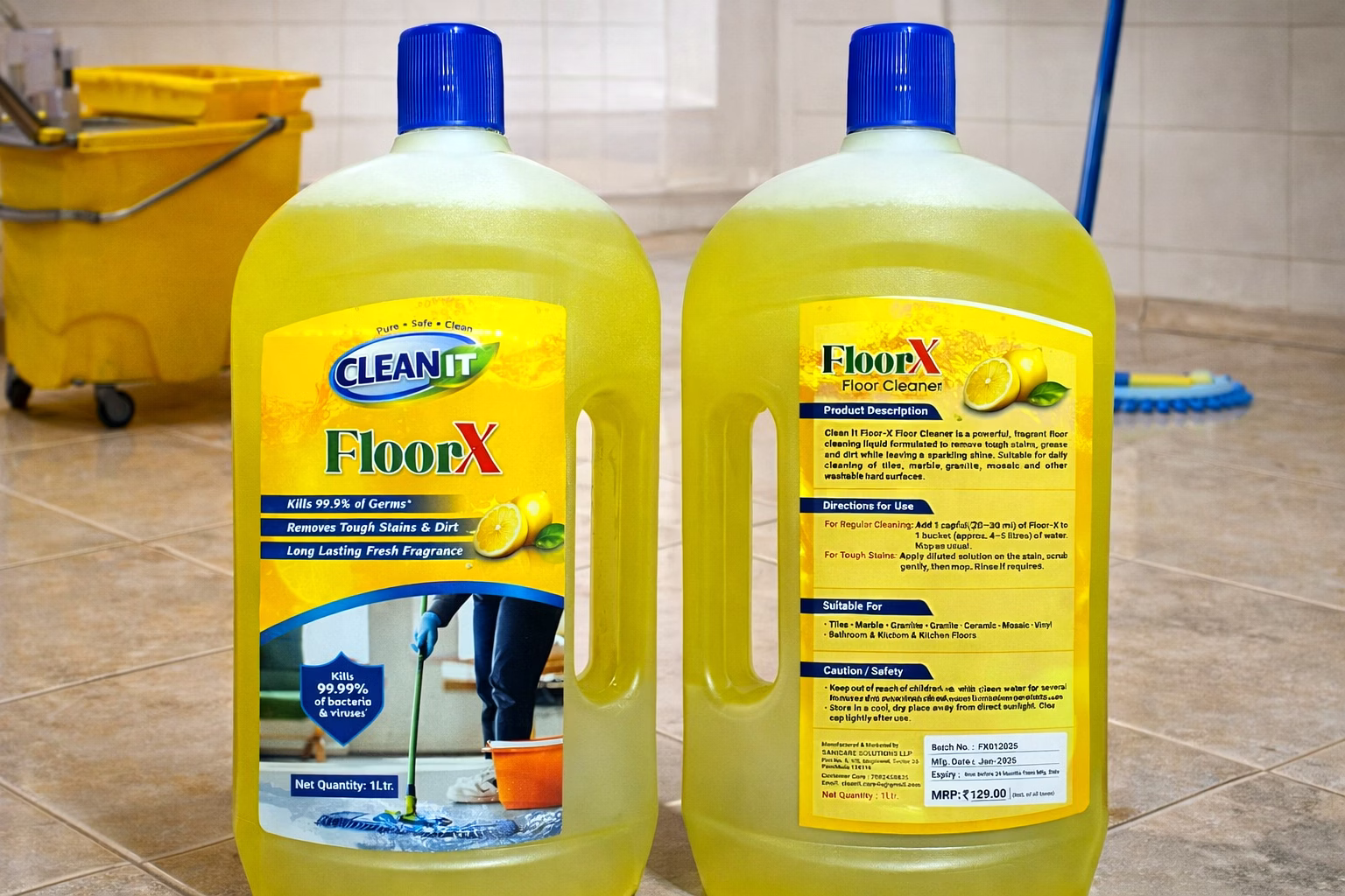 clean it floorx - floor cleaner 1 ltr