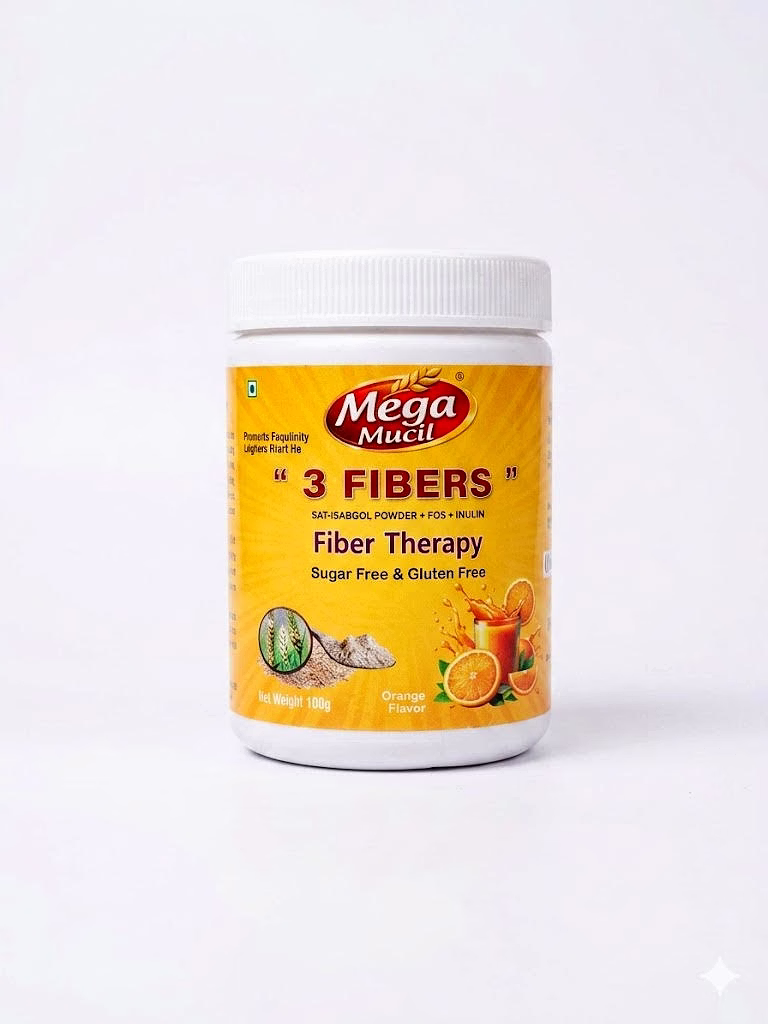 3 fibers psyllum fos inullin
