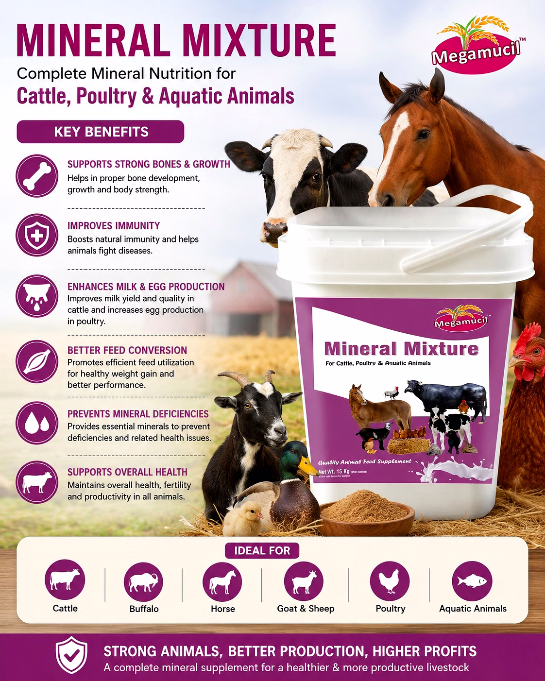 mineral mixuter for animals image 2