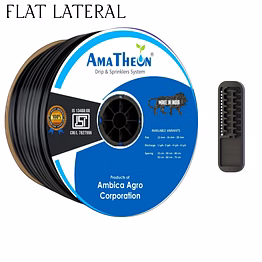 drip inline flat lateral pipe
