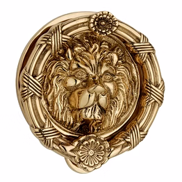 lion face door knoker