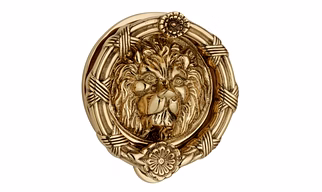 Lion Face Door Knoker