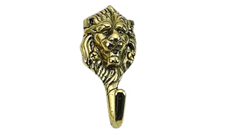 Lion Face Coat Hook