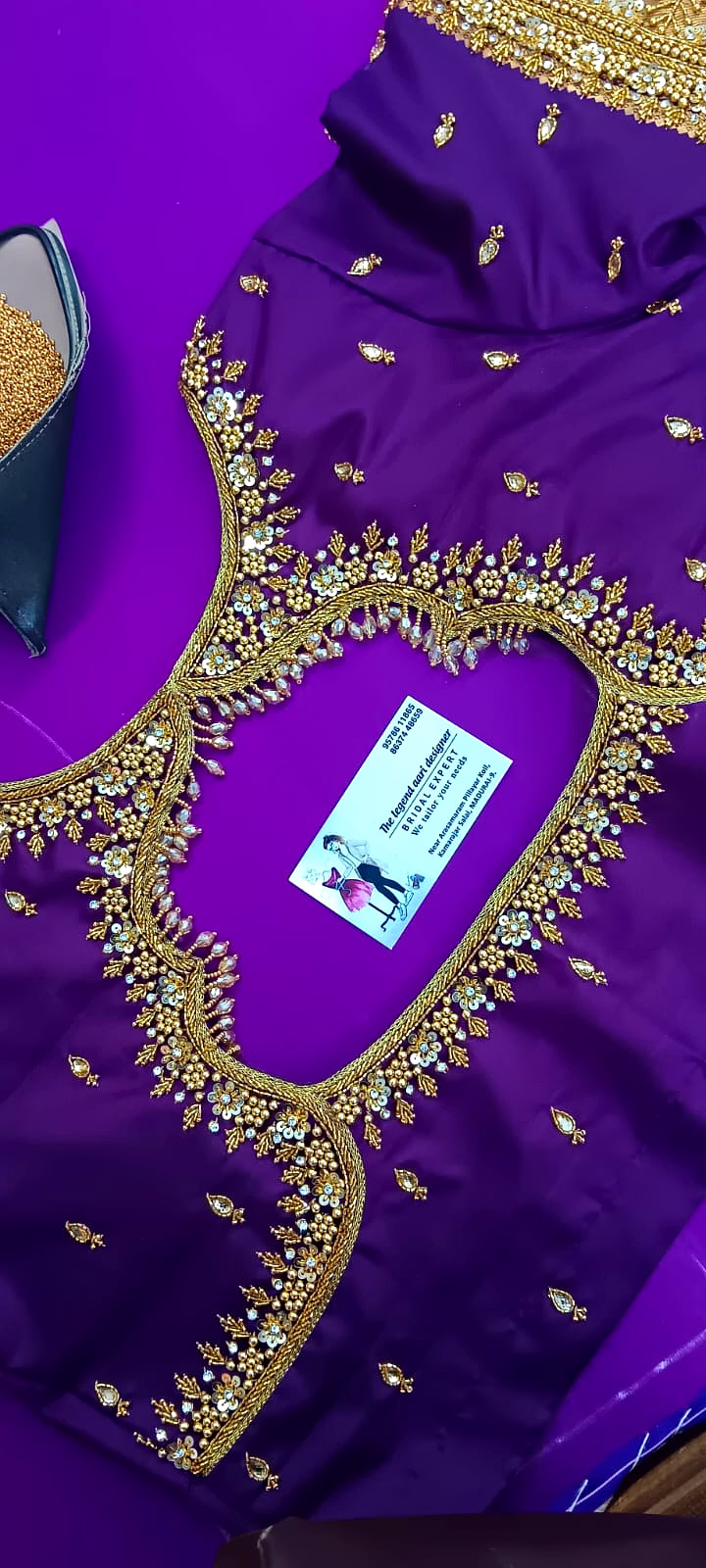 Aari work blouse image 1