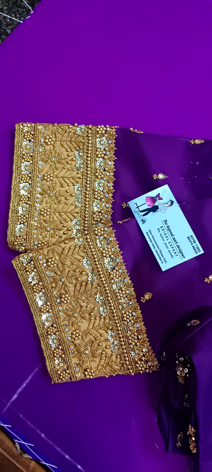 Aari work blouse image 2