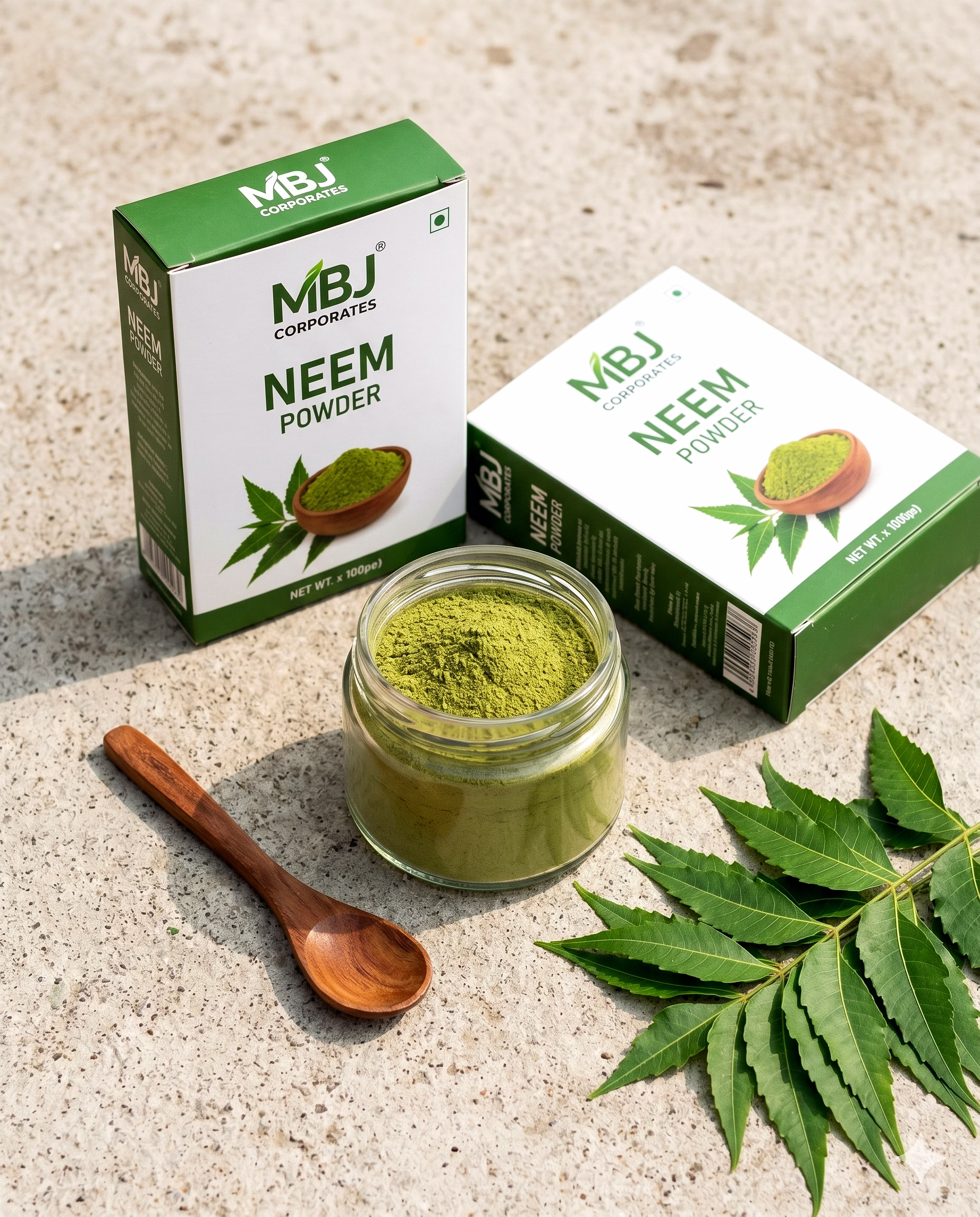 premium organic neem leaf powder (dehydrated & fine milled)