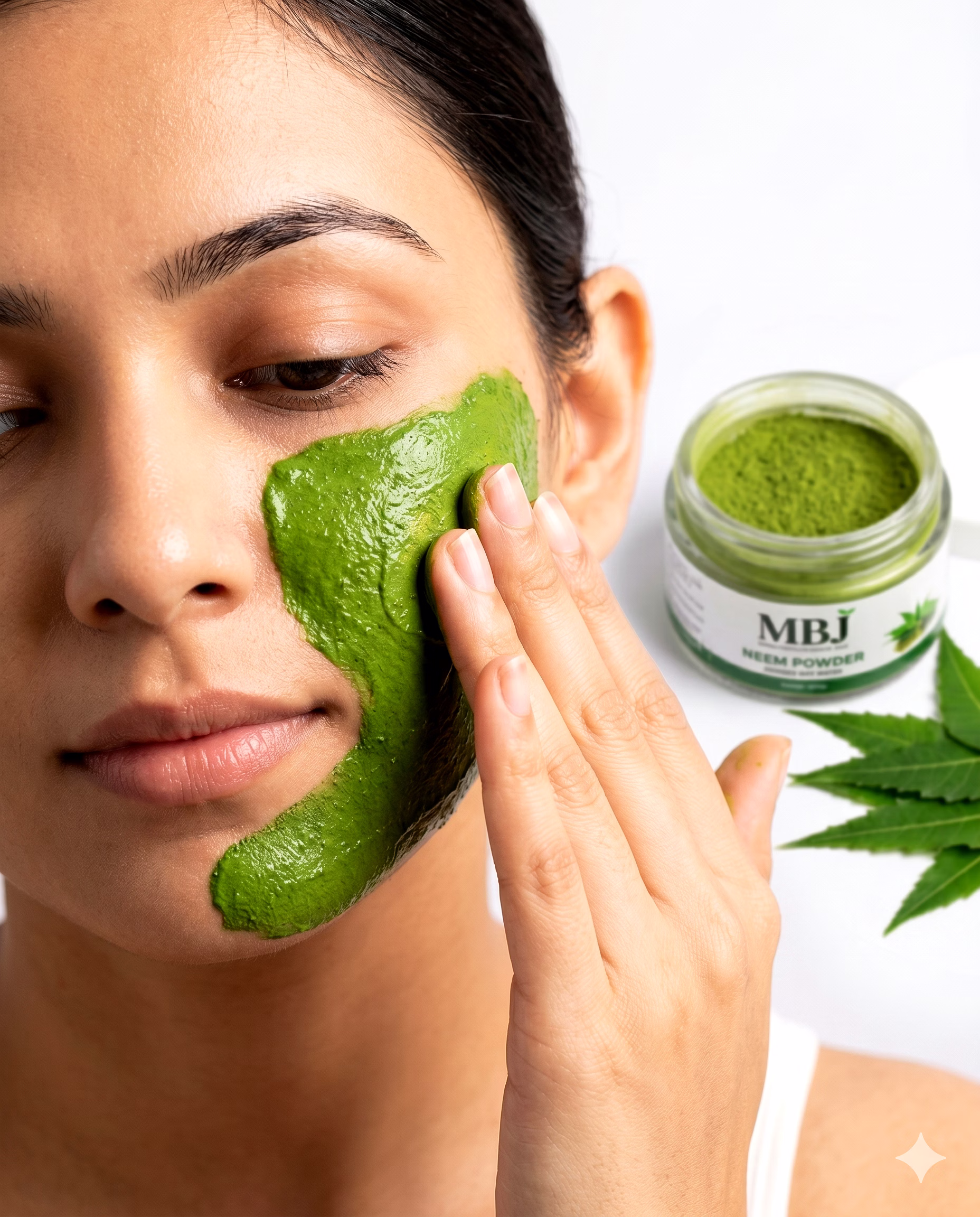 Premium Organic Neem Leaf Powder (Dehydrated & Fine Milled) image 2