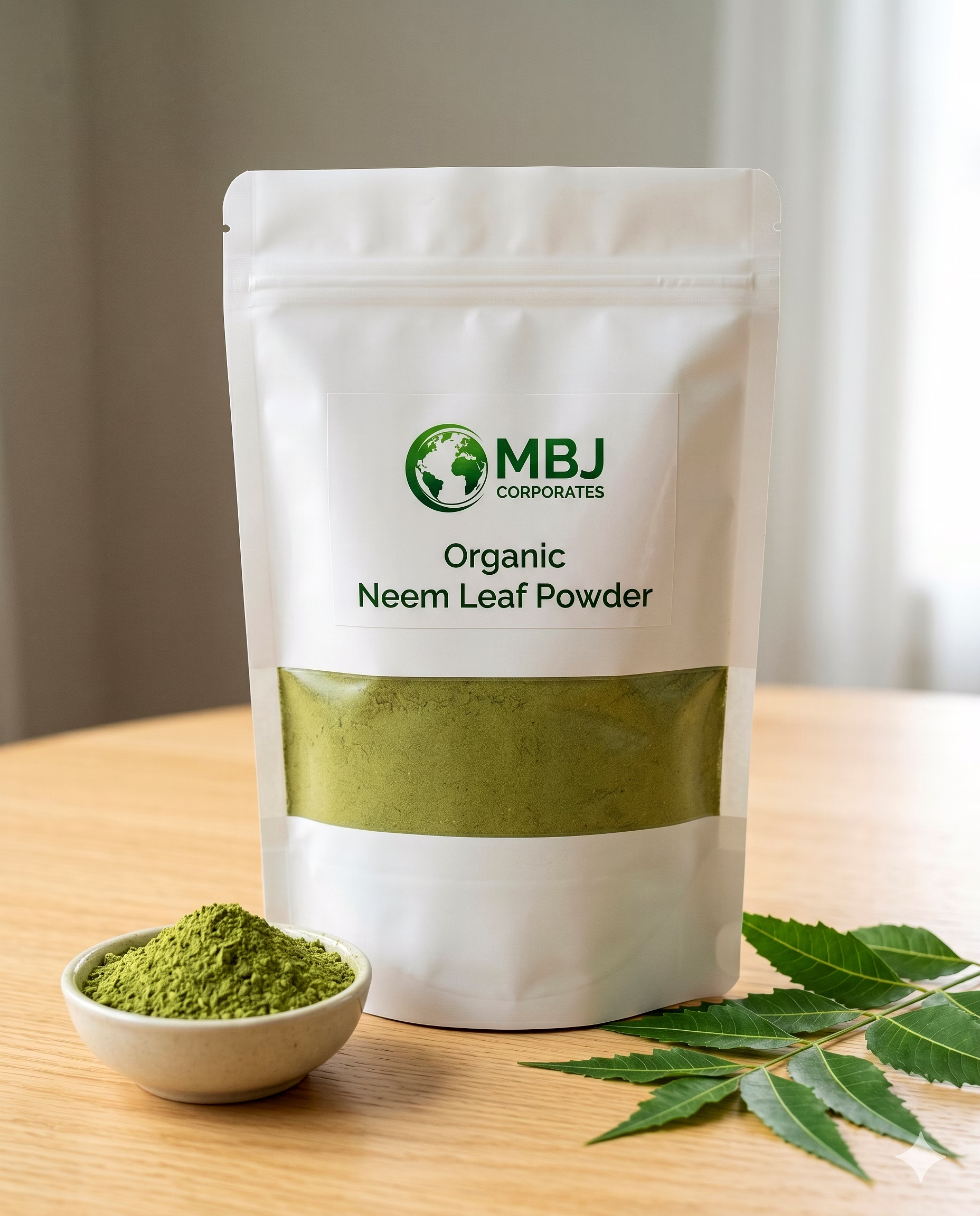 Premium Organic Neem Leaf Powder (Dehydrated & Fine Milled) image 5