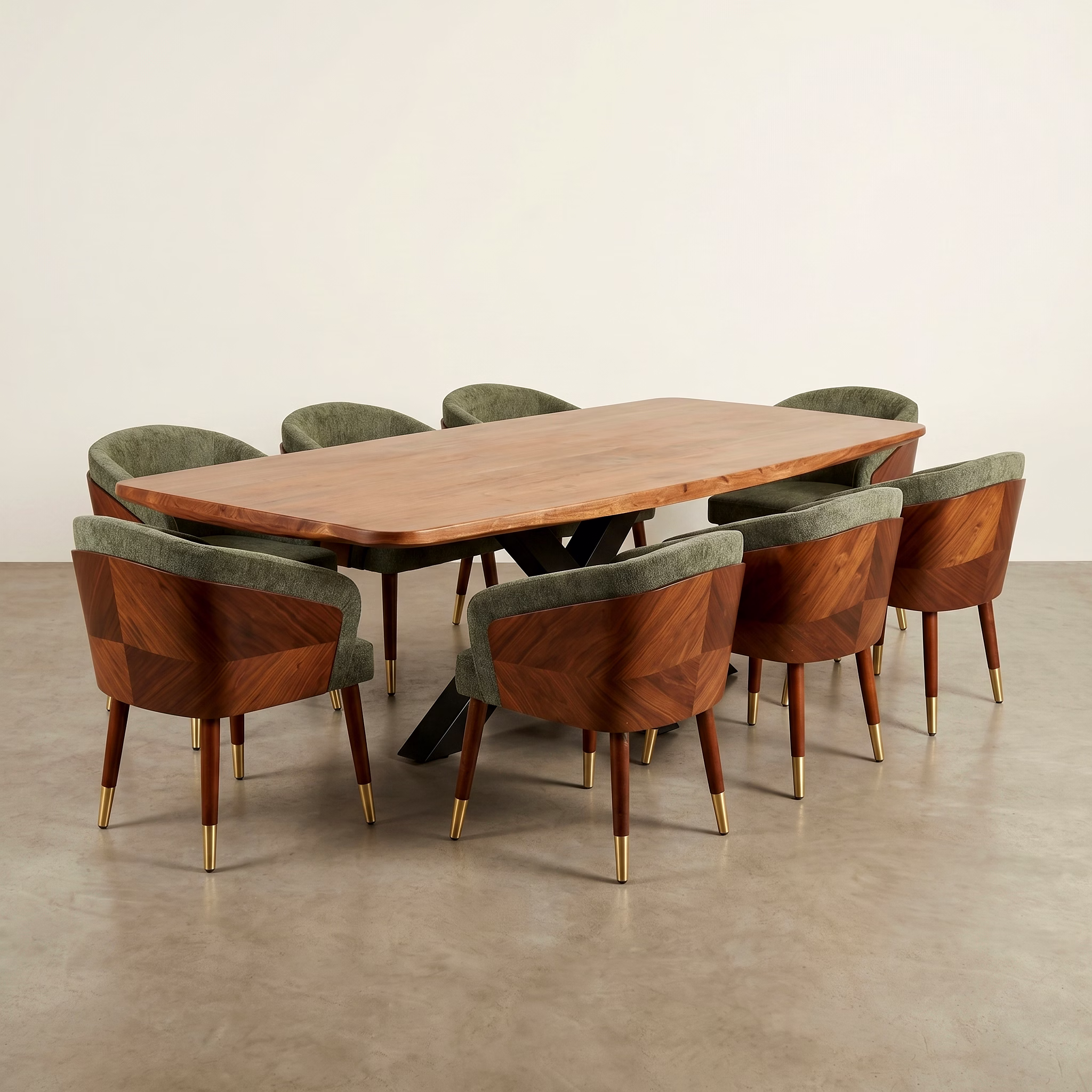 wooden dining table