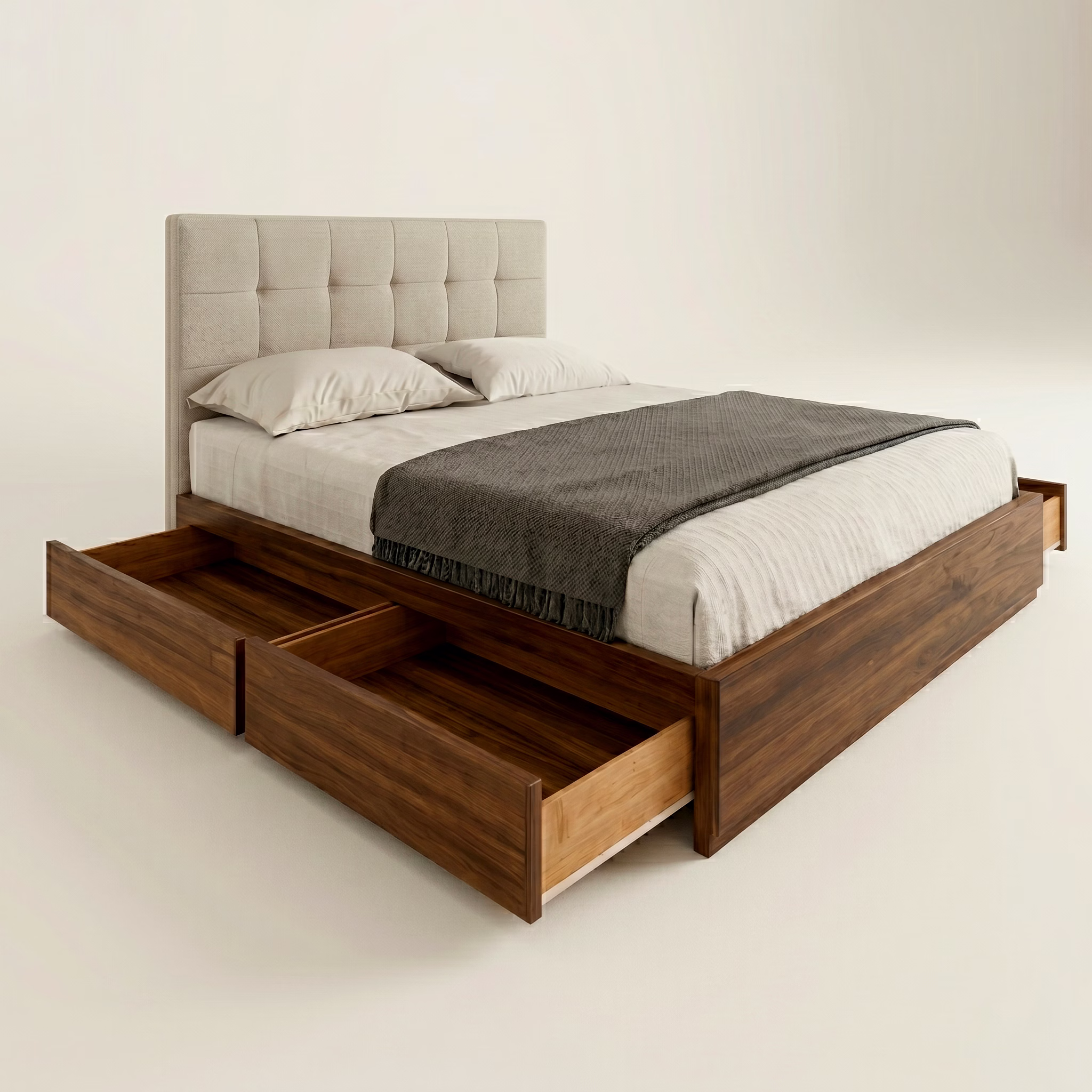 wooden beds