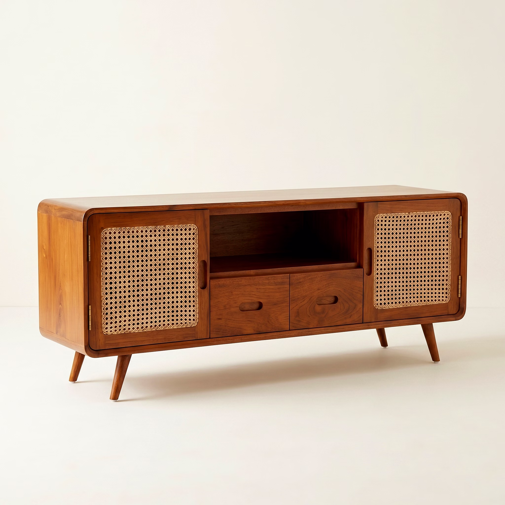 wooden tv unit