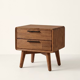 wooden side table