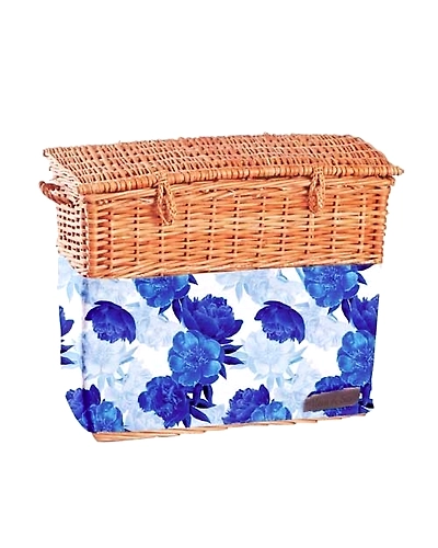 Magazine &amp; Newspaper Storage-Multicolor-Closed : 16x9x13-Bamboo-1