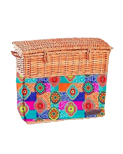 Magazine &amp; Newspaper Storage-Multicolor-Closed : 16x9x13-Bamboo-1