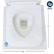 Pack of 5 ISHTA Disposable Recyclable Toilet Seat Covers to Avoid Direct Contact with Unhygienic Seats  (25 Pcs)-3-sm