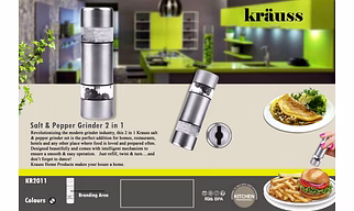Salt & Pepper Grinder 2-in-1
