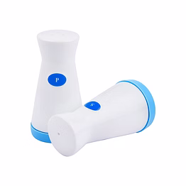 total gift solutions salt & pepper shakers (blue)