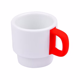 total gift solutions stackable cups & saucers (4pc set)