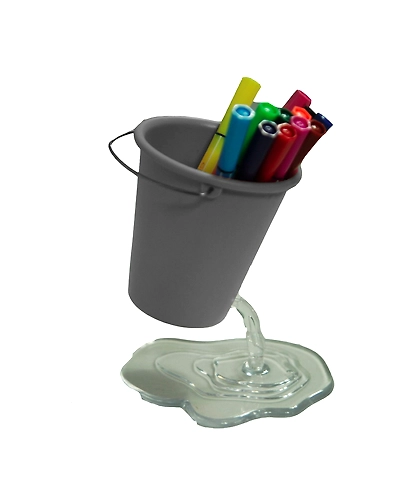 Desk Bucket Pen Holder-TG6058