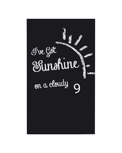 Vinyl Blackboard Sticker-Black-2