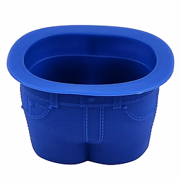 total gift solutions silicone cupcake moulds - jeans shape (4pc)