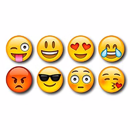 total gift solutions emoji magnets (8pc magnets)