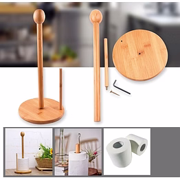 total gift solutions wooden paper towel holder