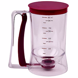 total gift solutions batter dispenser with measuring label