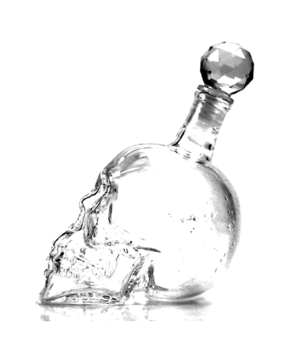 Skull Decanter (350ml)-transparent-1