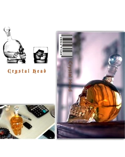 Skull Decanter (350ml)-transparent-2