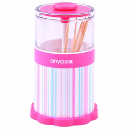 total gift solutions trasnparent toothpick holder