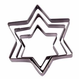 total gift solutions metal cookie cutter set (12pc)