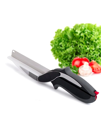 CLEVER CUTTER - 2 IN 1 CUTTING KNIFE AND CHOPPING BOARD-TG2213