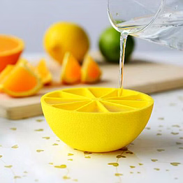 total gift solutions silicon ice lemon tray
