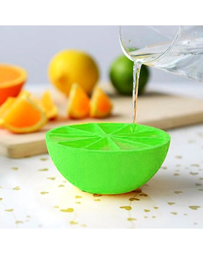 Silicon Ice Lemon Tray-green-1