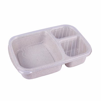 total gift solutions eco picnic lunch box (wheat straw)