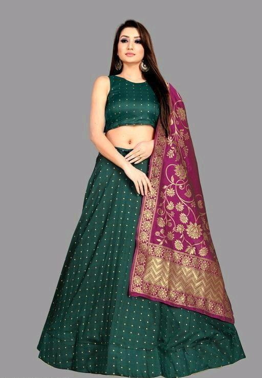 Wonderful Jacquard Silk Lehenga-10859997