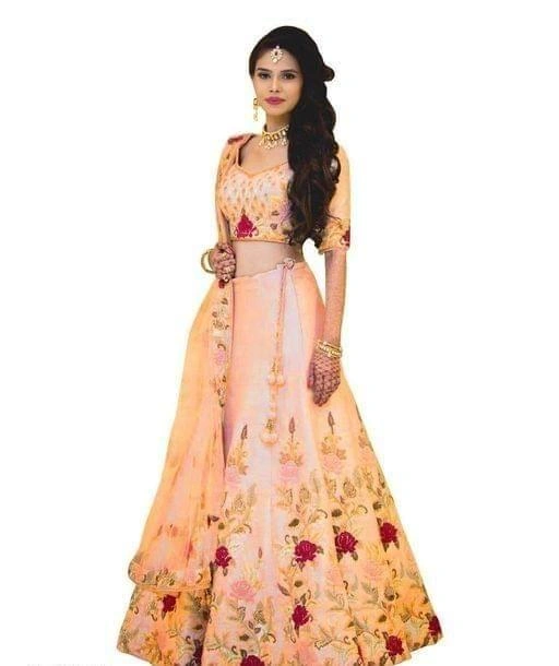 Gorgeous Voguish Satin Silk Lehenga-1616636