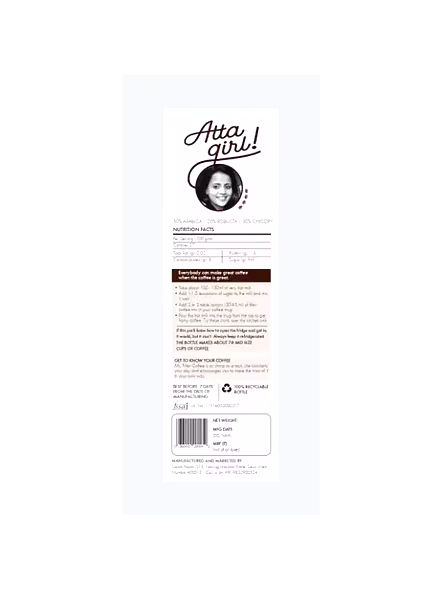 Atta Girl Coffee Filter Bottle (200 Ml)-3
