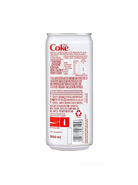 Coca Cola Diet Tin (300 Ml)-1